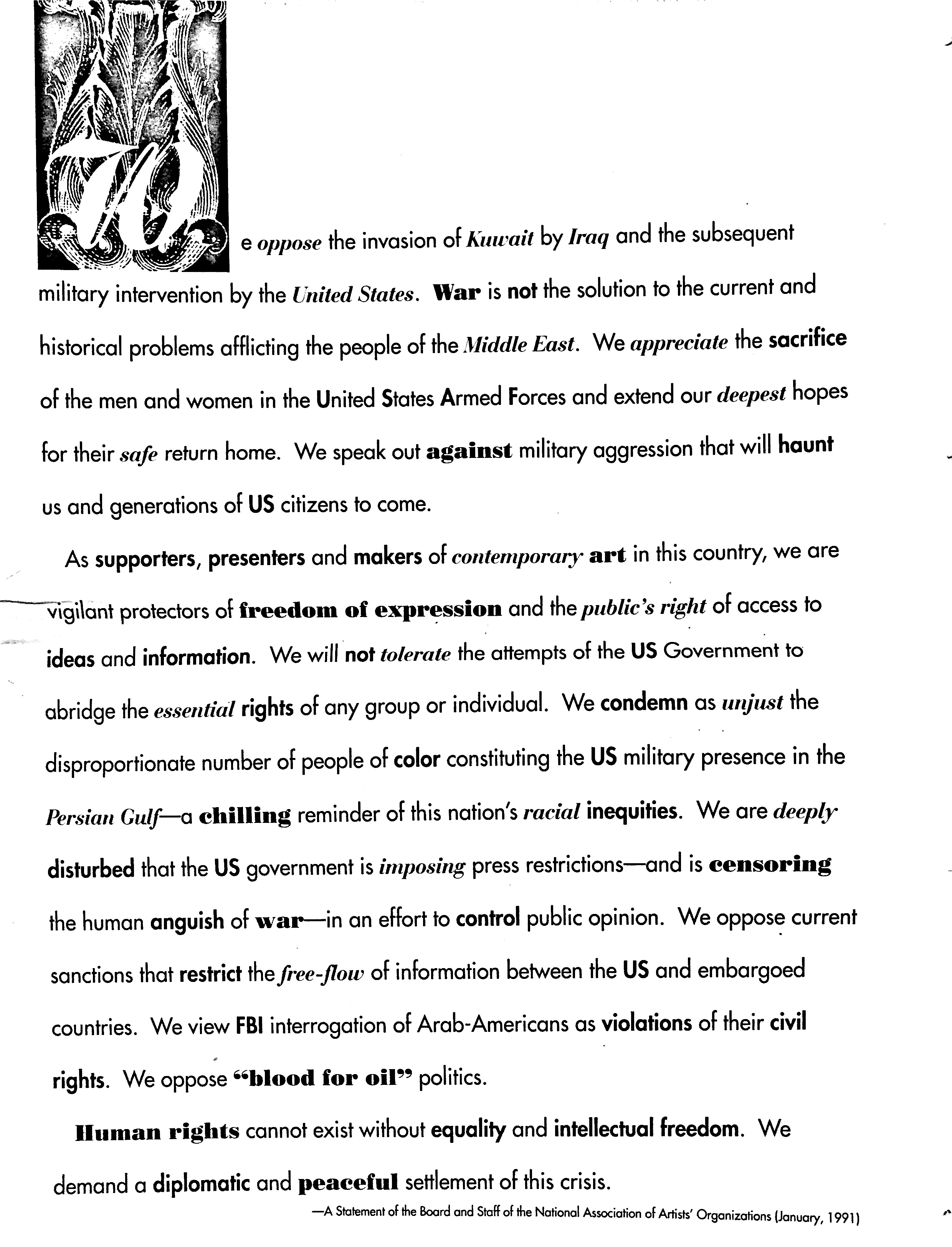 January 1991 - NAAO Bulletin Page 1.jpg