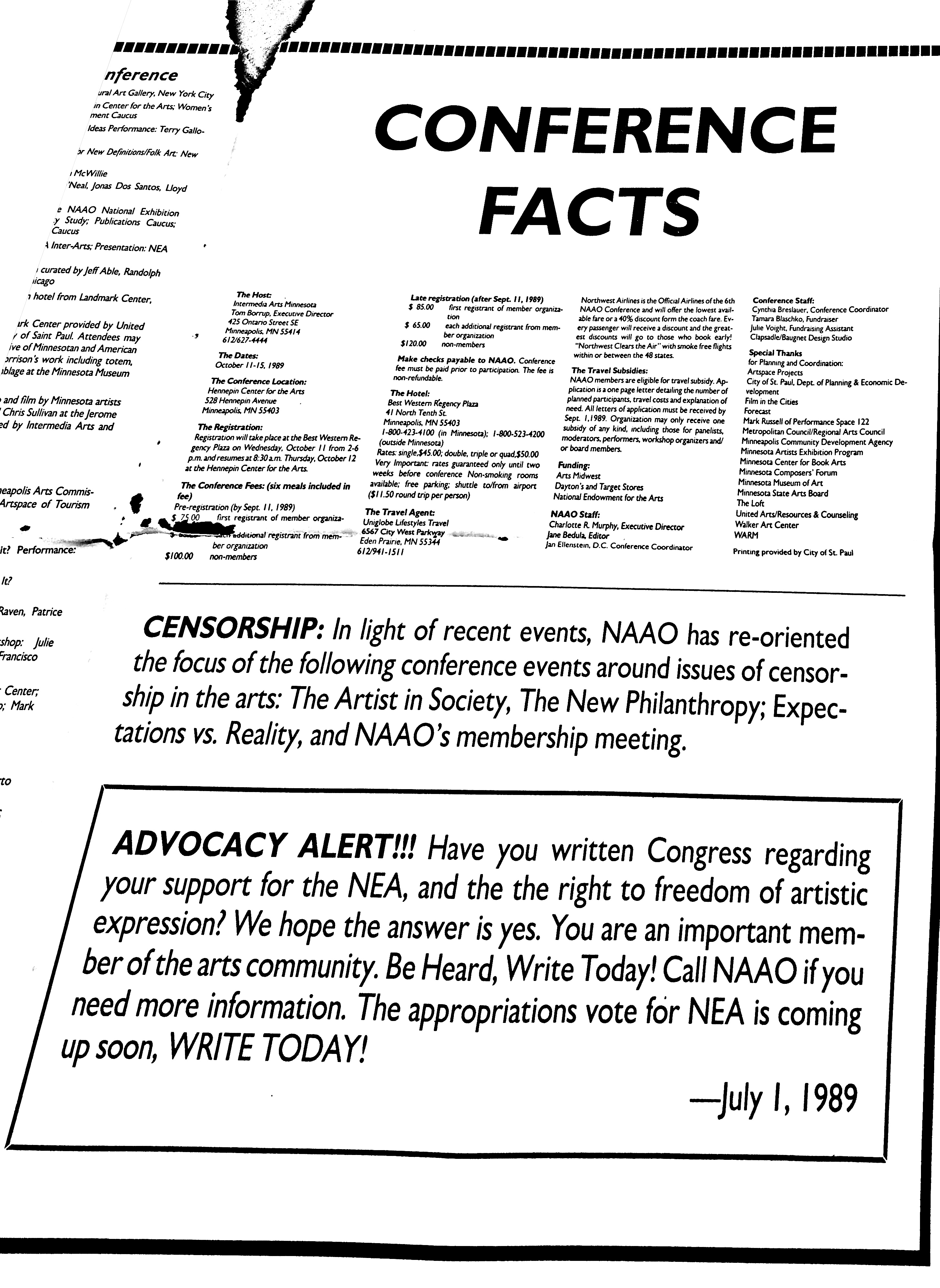 July 1989 - NAAO COnference Announcement and Advocacy Alert Page 3 (1).jpg