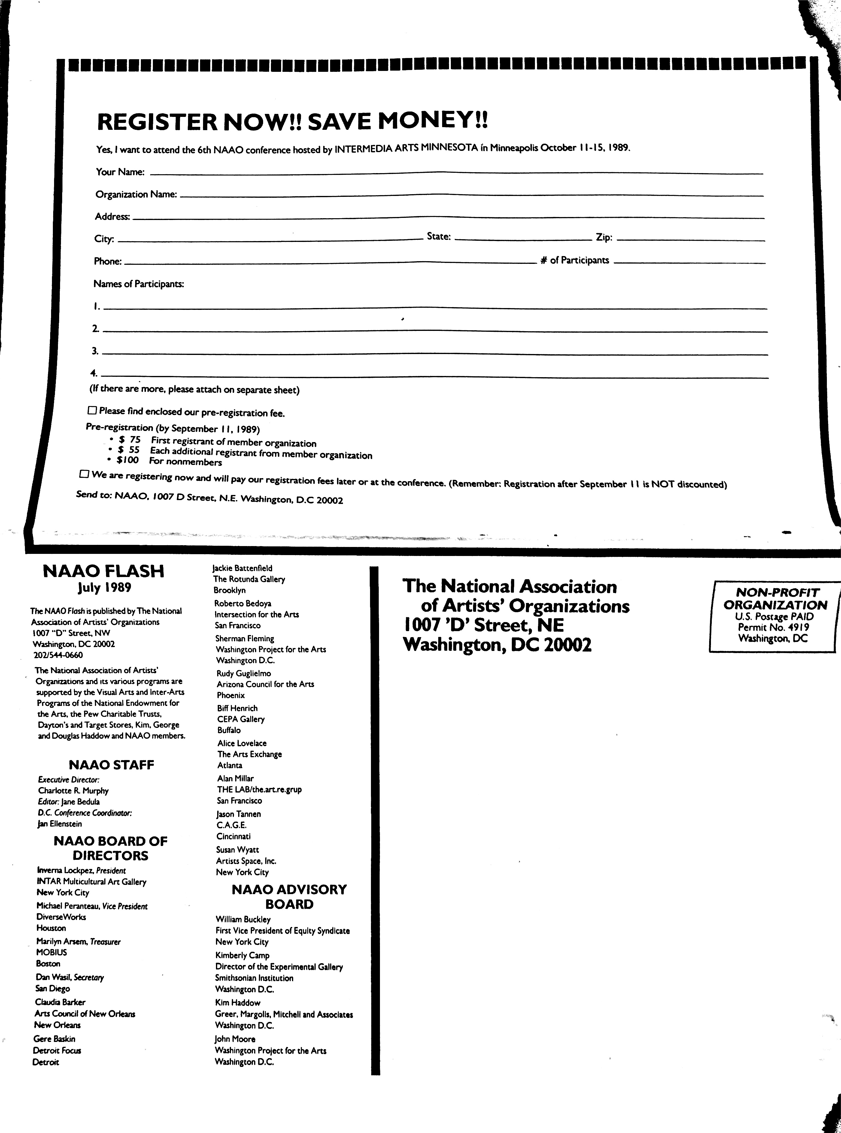 July 1989 - NAAO COnference Announcement and Advocacy Alert Page 4 (1).jpg