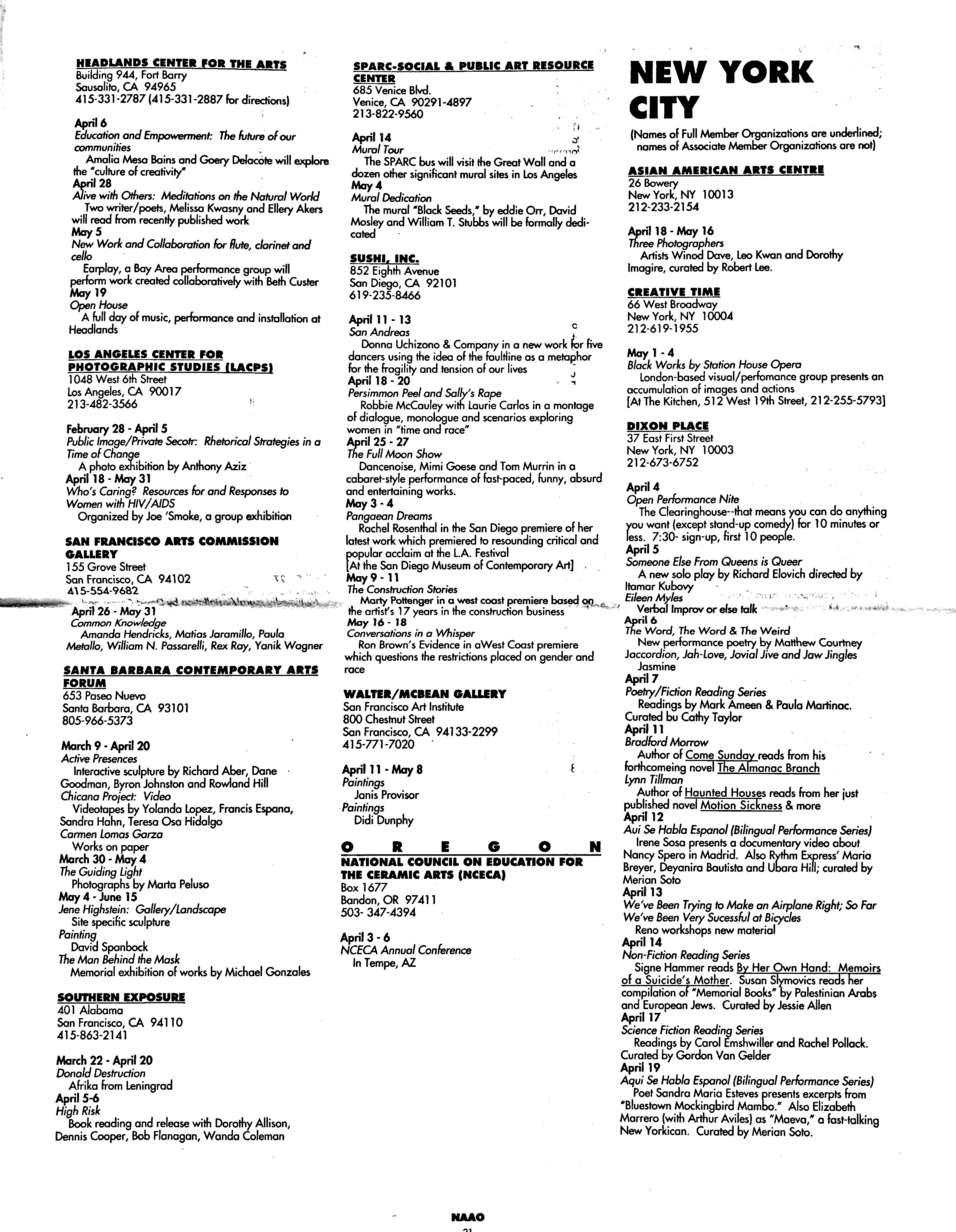 March 1991 - NAAO Bulletin Page 20.jpg