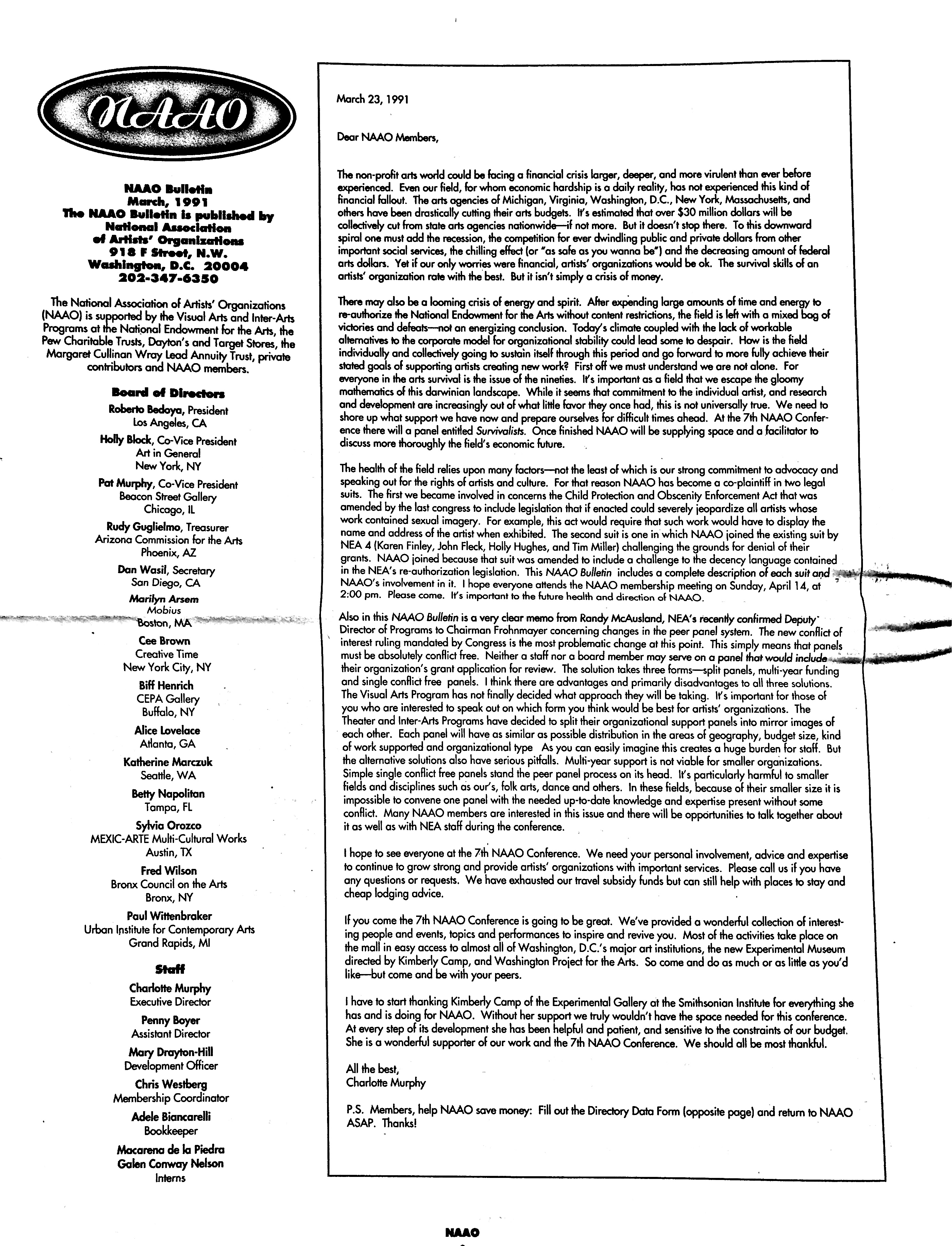 March 1991 - NAAO Bulletin Page 2.jpg