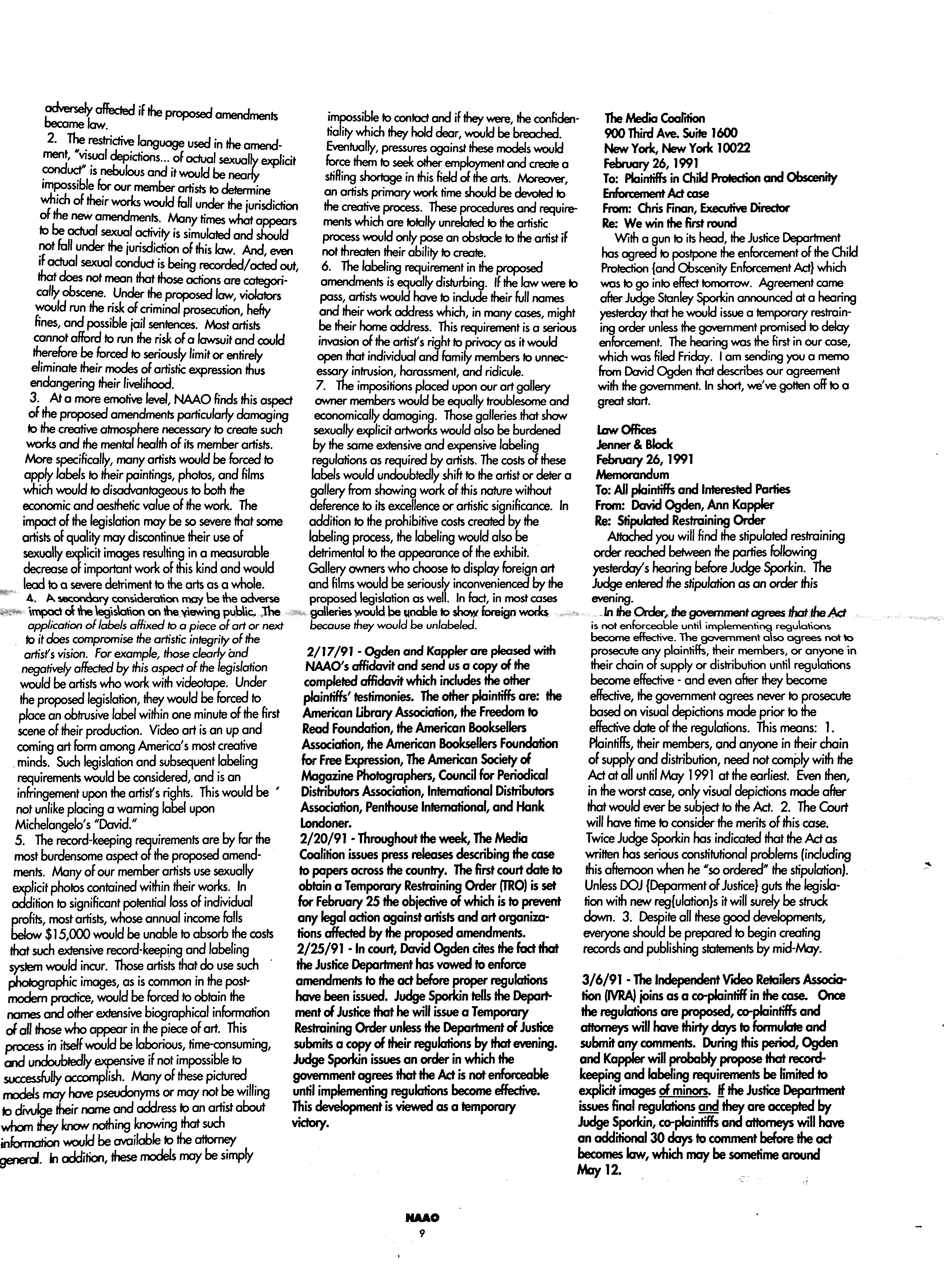 March 1991 - NAAO Bulletin Page 9.jpg