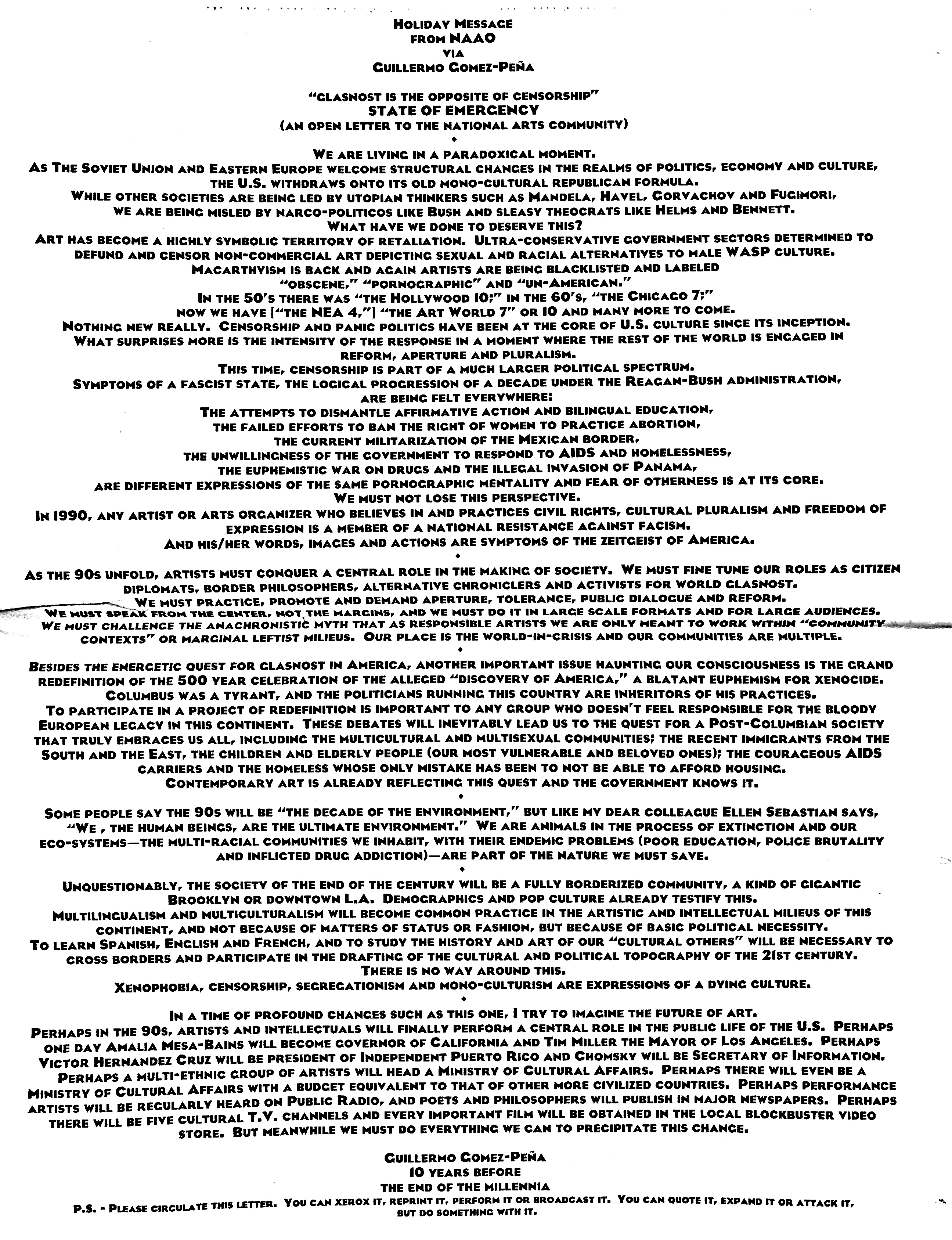 November 1990 - NAAO Bulletin Page 1.jpg