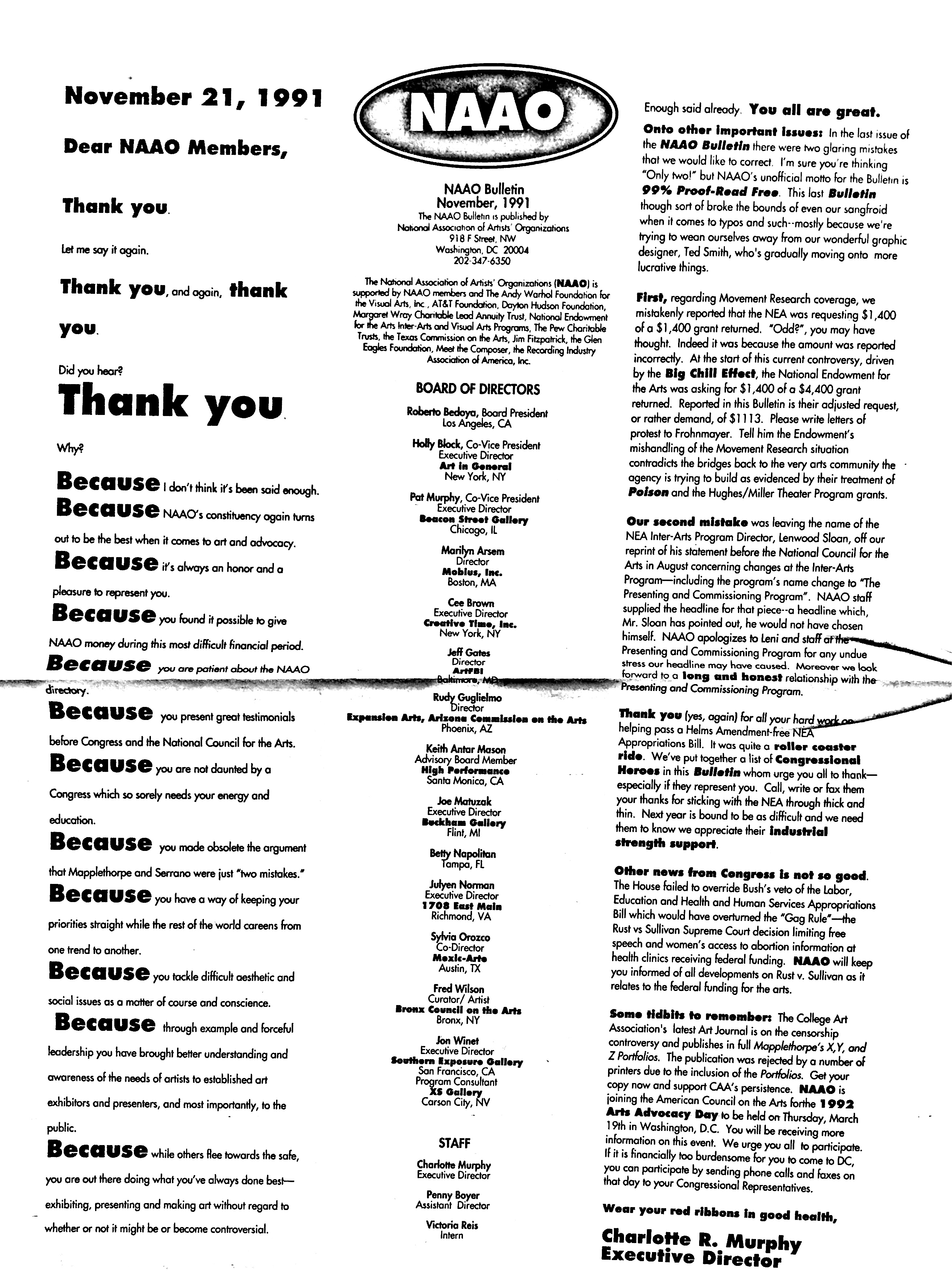 November 1991 - NAAO Bulletin Page 2.jpg